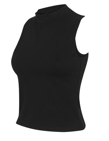 SFC-SK170-Womens High Neck Crop Vest